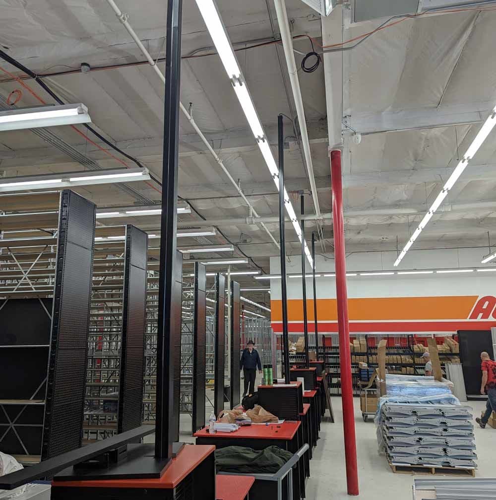 Gallery photos for Enhanced Electrical Installation for Auto Zone: Image #1